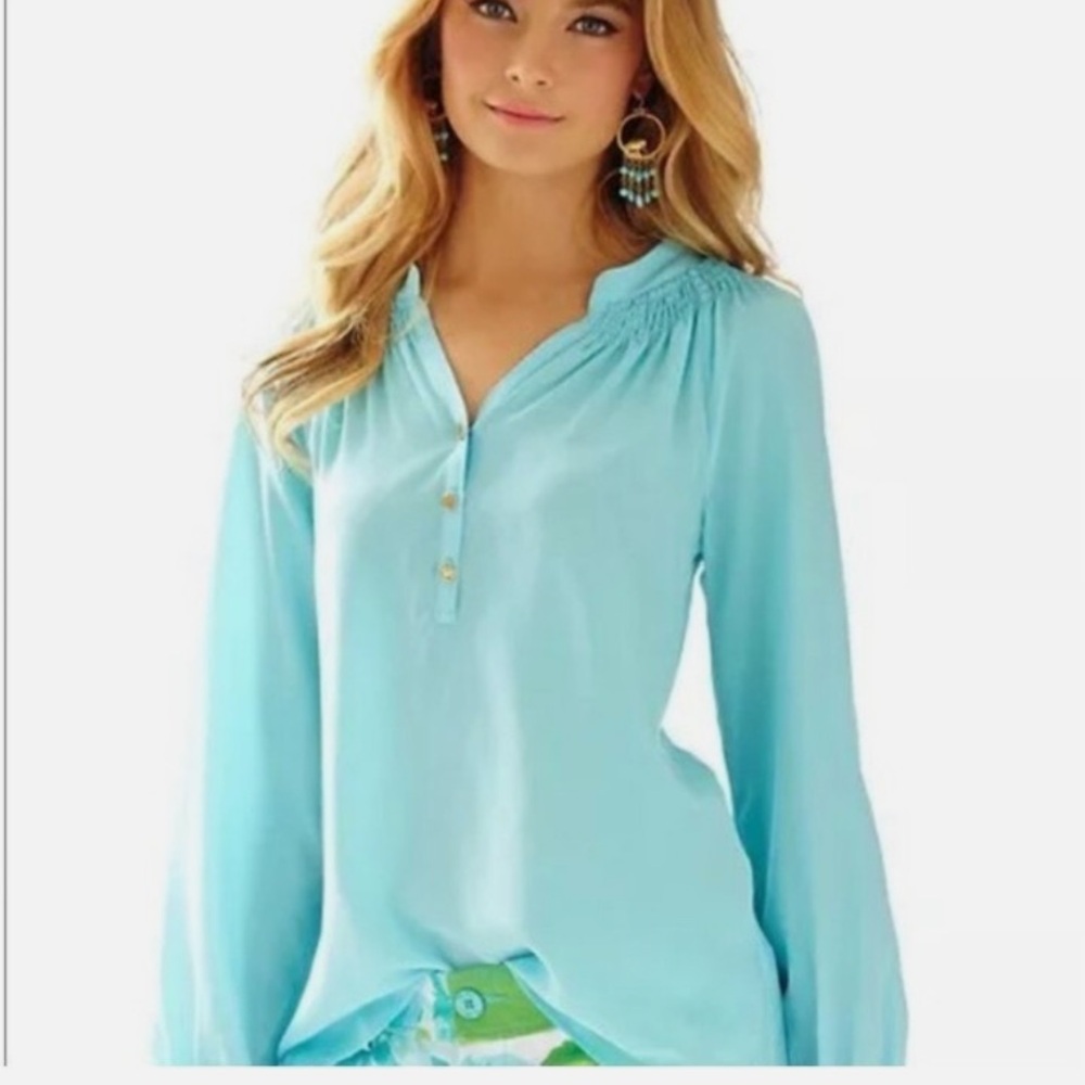 Lilly Pulitzer Elsa Silk Top
